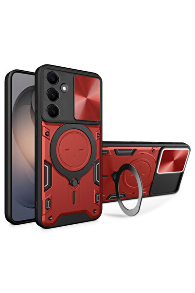 Techsuit Θήκη Samsung Galaxy S26 CamGuard Pro, κόκκινη