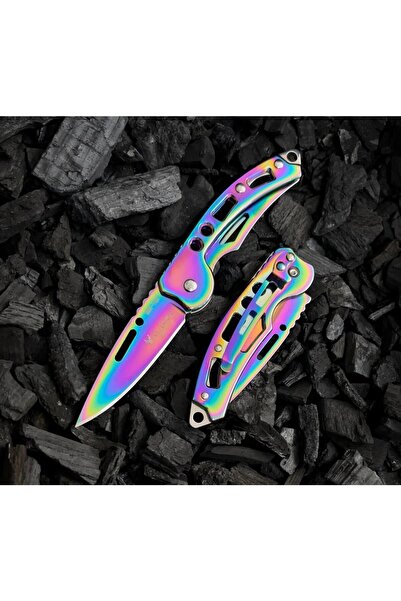 John Connely Paslanmaz Çelik Özel Mini Kamp Cep Çakısı Manueldir - 15 Cm