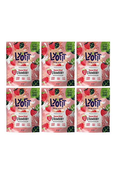 Lyofit Food Freeze Dried Çilek 12g 6 Adet