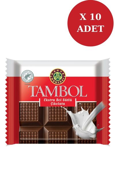 Kahve Dünyası Tambol Bol Sütlü 77 Gr 10'lu Ekonomik Paket