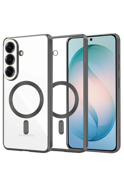 Techsuit Θήκη Premium για Samsung Galaxy S26 Plus Luxury Crystal MagSafe, Μαύρη