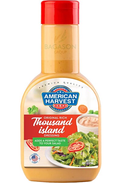 American Harvest صلصة سلطة ثاوزند آيلاند الغنية، 237 مل (8 أونصة).