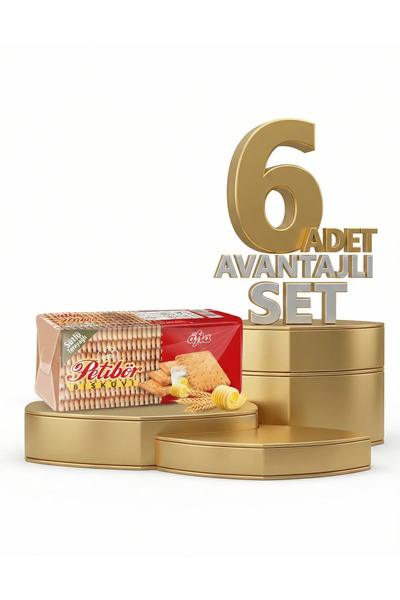 Afia بسكويت سادي بيتيبور 6×180 جرام