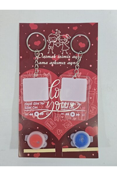 DEMİR ACCESORİES Music Player with Fingerprint Design for Lovers, Spotify Key...