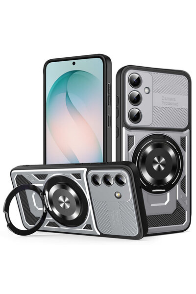 Techsuit Carcasă RuggedCam pentru Samsung Galaxy S26 Plus, gri