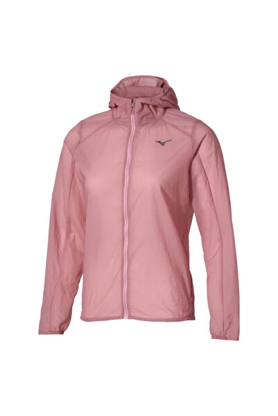 MIZUNO Tech Light Hooded Jacket Women's Raincoat Pink