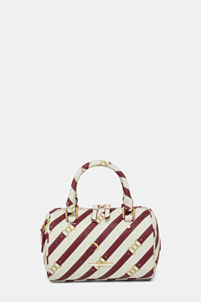 Vakko KREM MONOGRAM ÇANTA