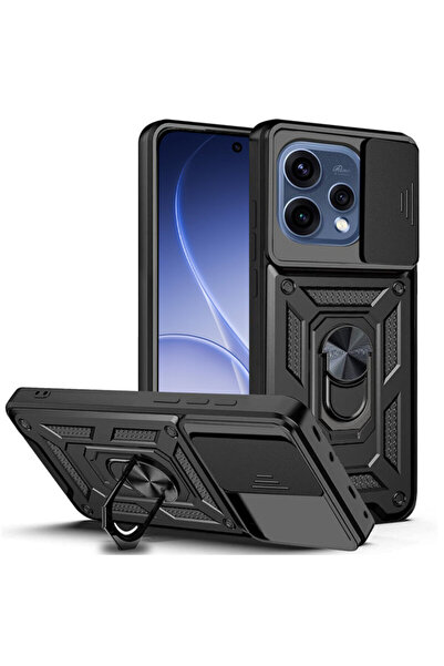 Techsuit Husă de protecție pentru cameră Oppo Reno 15, seria CamShield, neagră