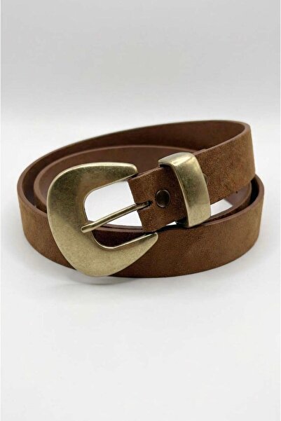 MODAM HİFA Antique Buckle Suede Belt Trouser Belt Dress Belt Shirt Belt Coat ...