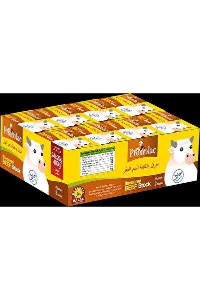 Promolac Beef Bouillon Stock Cubes, 20 gm, Pack Of 24