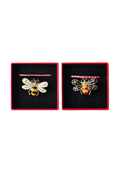 Abundo Σετ 2 καρφίτσες με έντομα