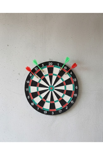 Lisinya 17 Inch Professional Dart Board Durable Construction and 4 Metal Dart...