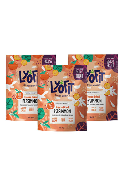 Lyofit Food Freeze Dried Cennet Hurması 25g 3 Adet
