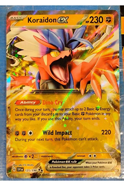 Pokemon TCG Koraidon Ex # 125 Pokemon Scarlet & Violet Original Card