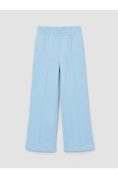 LC Waikiki Peak New Season Elastic Waist Wide Leg Girls' Sweatpants