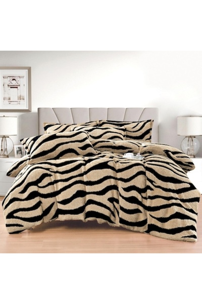 OEM Cocolino Premium Bedding Set, 4 Pieces, Elastic Sheet 180x200, Tiger Prin...