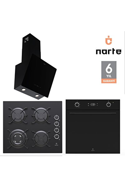 NARTE 6 YIL GARANTİLİ ANKASTRE SET AİRFRY ÖZELLİKLİ (ov400-cg20160-h30060)