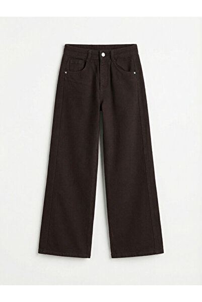 LC Waikiki Sparkling Choices Wide Leg Girls' Pants from Shining Store