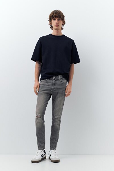 Pull & Bear Skinny yırtık jean