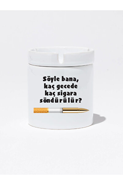 imo mug Kokusuz Sigara Küllüğü - Kokusuz Kül Tablası - söyle kaç bana yazılı ...