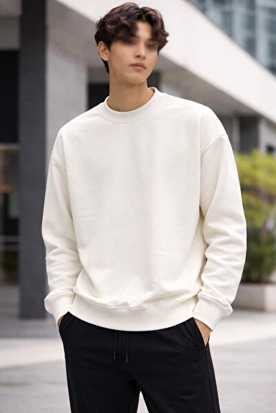 ALnama Stylish men's sweatshirt - pullover without a hood