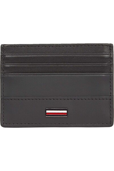 Tommy Hilfiger TH CORP CC HOLDER, BDS Siyah Erkek Cüzdan