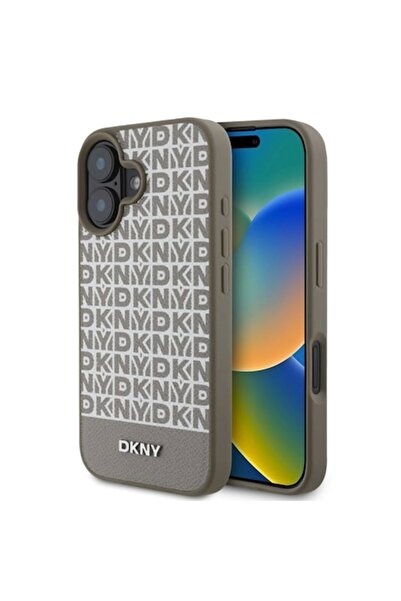 Dkny PU Leather MagSafe Phone Case