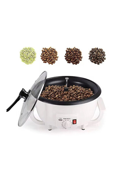 AL3B محمصة قهوة بن كهربائية بغطاء زجاجي غير لاصقة تحميص و توزيعاً متساوياً لل...