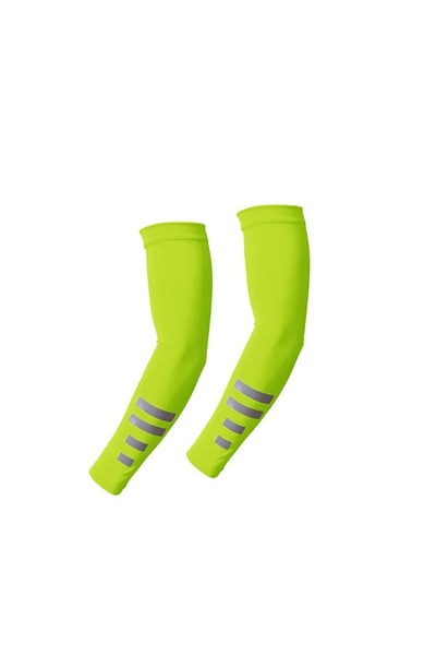 Choice One Size Yellow 2Pcs Ice Silk Arm Sleeves for Summer Quick-Drying Brea...