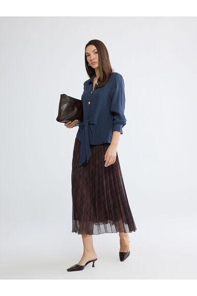 LC Waikiki Nevavm with Difference Lcwaikiki Classic Mixed Elastic Waist Plaid...