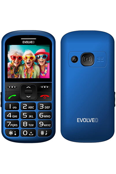 EVOLVEO EasyPhone XS, mobile phone for seniors, 2G, Blue