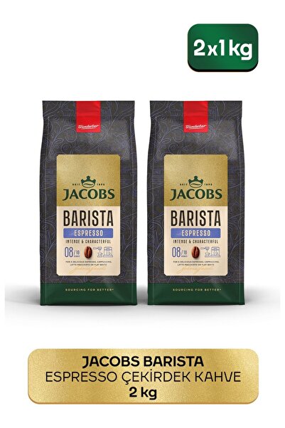 Jacobs Barista Editions Çekirdek Kahve Espresso ( 1 kg x 2)