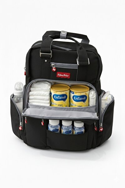 dehkah A multi-functional layered baby diaper backpack with thermal pockets, ...