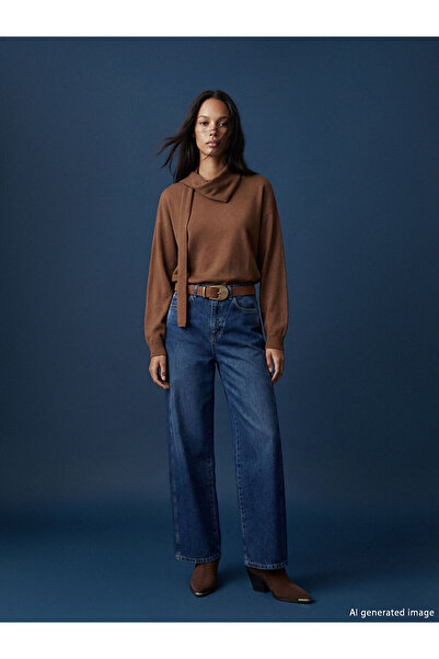 LC Waikiki RMZ GİYİM FARKIYLA بنطلون جينز نسائي فضفاض القصة