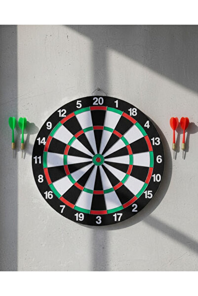 Lisinya Dart Board for Home and Playgrounds 12 Inch Includes 4 Dart Arrows - ...