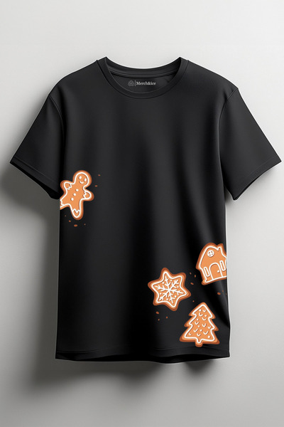 Merch&ice Μπλουζάκι Unisex με στάμπα Glittery Cookies