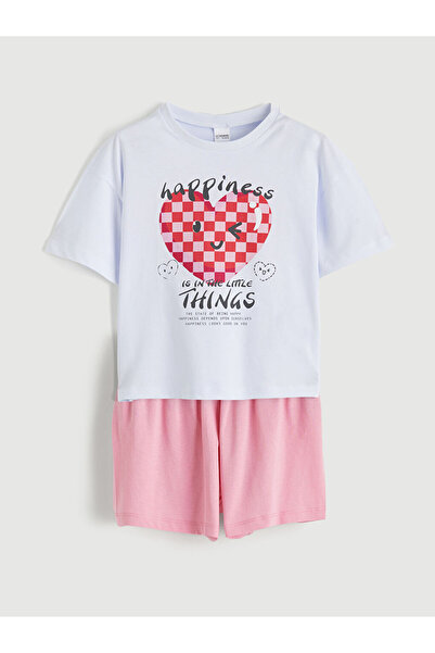 LC Waikiki Блестящи селекции от Shining Store Комплект пижама с къси панталон...