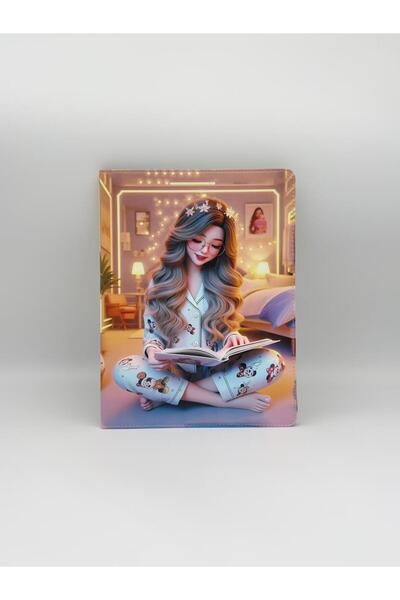 Cat - Cot جراب أنيق بتصميم فتاة تقرأ، مناسب لجهاز iPad Pro مقاس 13 بوصة (2024...