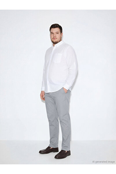 LC Waikiki Rmz Gi̇yi̇m Farkiyla Standardfit Gabardine Men's Chino Pants