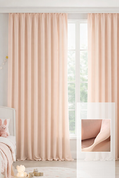 perlife Tül Perde Kız Çocuk Odası – 1’e 3 Sık Pile, Sade Şık ve Zarif Tasarım
