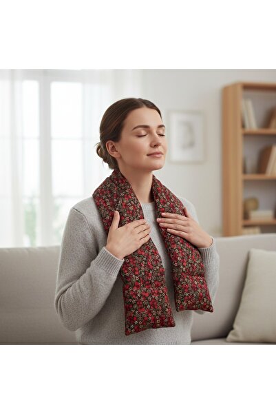 Hedea Cherry Seed Pillow Natural Hot Cold Therapy Washable Floral