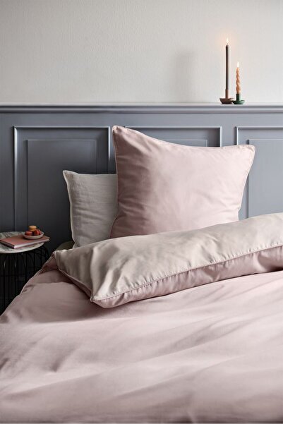 Tchibo Single Tencel Cotton Duvet Set 140 x 200 cm, Light Pink