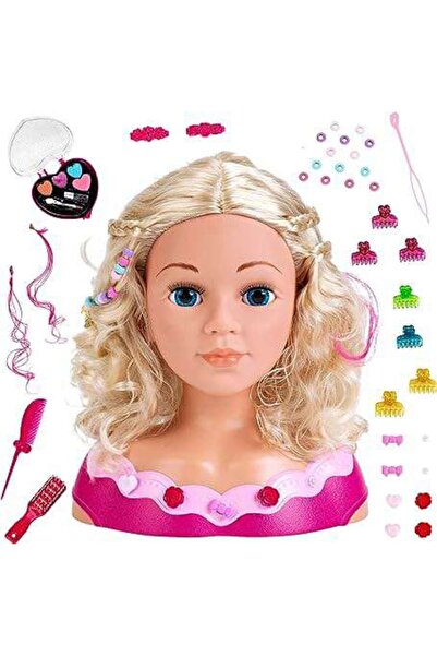 Theo Klein Bust pentru păpușă Emma pentru machiaj și coafat - mare