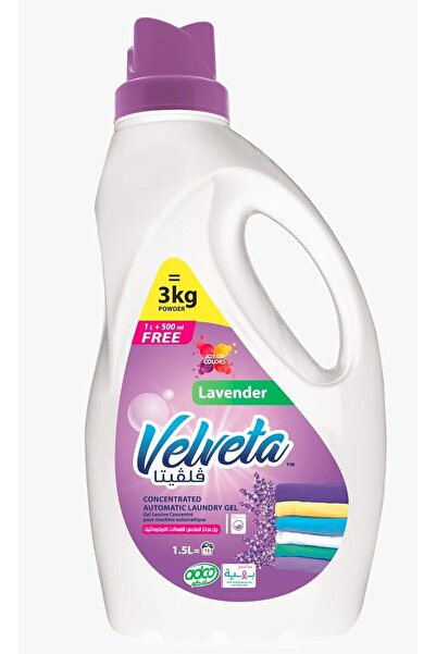 Velveta Automatic Washing Gel 1.5 Liter, Lavender