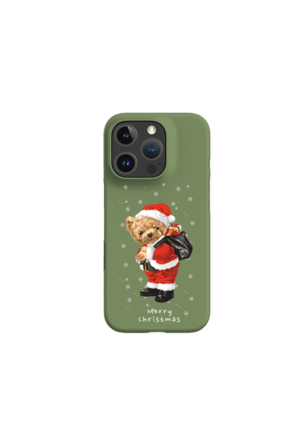 KaffCase حافظة هاتف من السيليكون الفاخرة متوافقة مع آيفون 16 برو بتصميم دب تي...