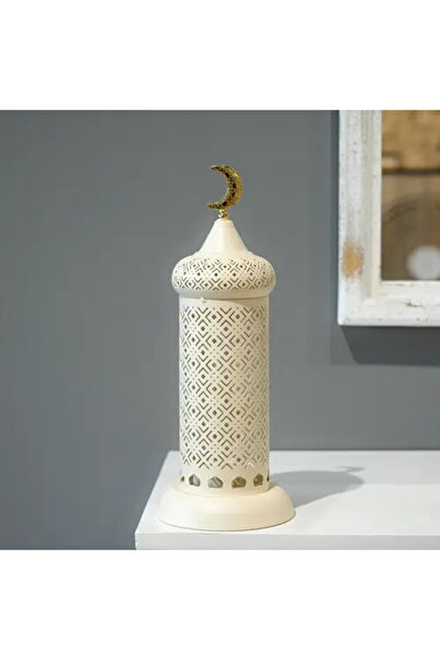 Generic LED Ramadan Lantern Light with Elegant Golden Crescent