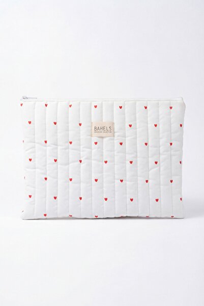 BAHELS Mini Kalp XL Macbook ve Tablet Uyumlu Portföy Çanta