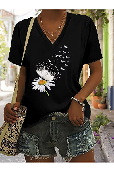 YUNAYT ΓΥΝΑΙΚΕΙΟ ΜΠΛΟΥΖΑΚΙ ΜΕ ΛΑΜΨΗ ΣΕ ΣΧΗΜΑ V ΚΑΙ ΣΤΑΜΠΑ