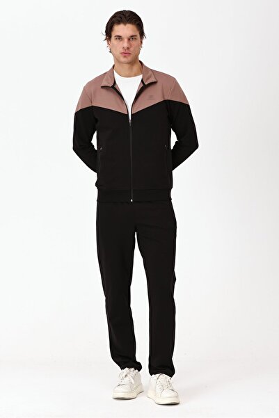 Shooter Sportswear Black - Mink Elite Seasonal Men's Tracksuit Set Comfortabl...