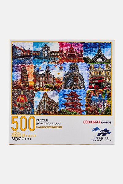 Brain Tree Colourful Wonders 500 Pieces Jigsaw Puzzle